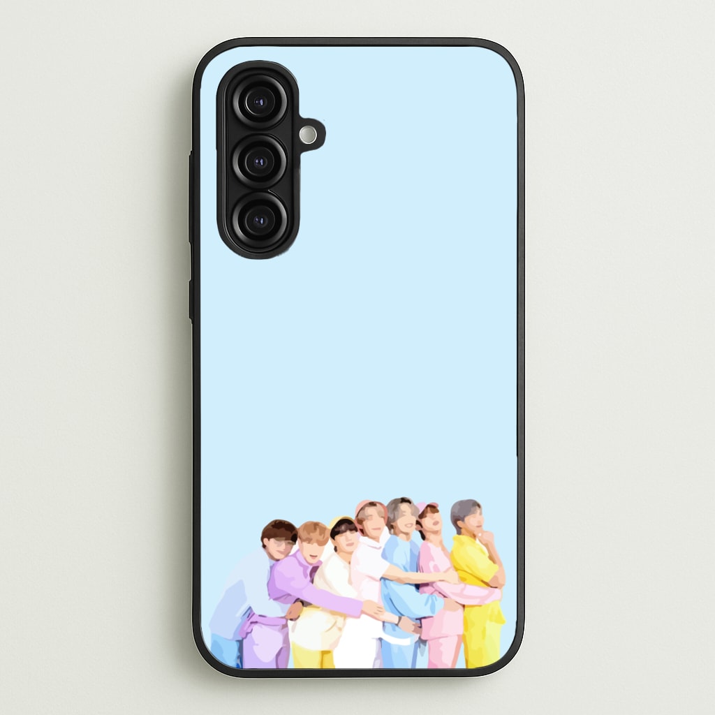 Colourful K-Pop Band Band - BTS Phone Case for Galaxy A16