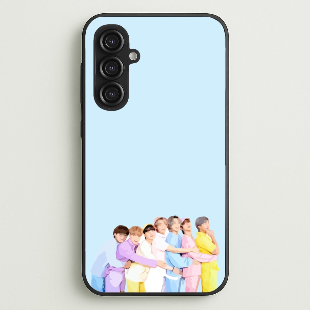 Colourful K-Pop Band Band - BTS Phone Case for Galaxy S23FE