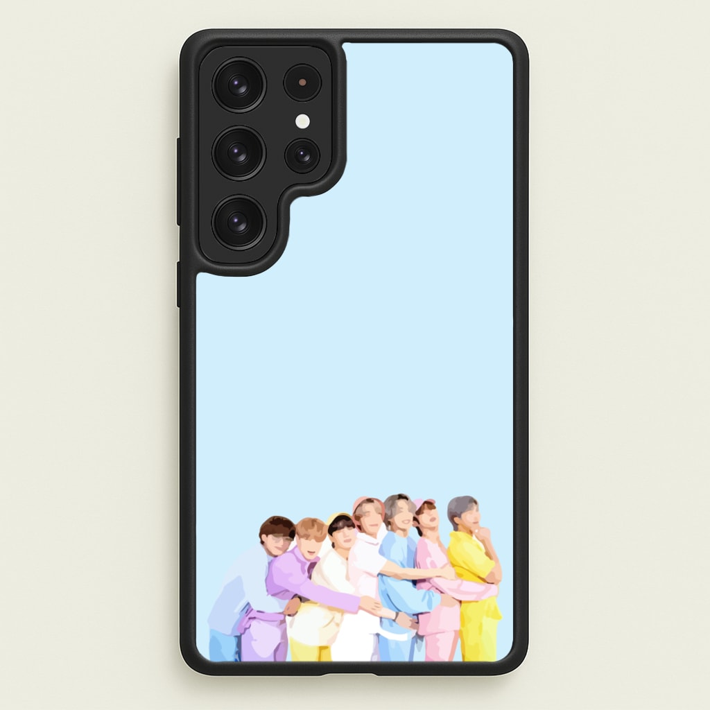 Colourful K-Pop Band Band - BTS Phone Case for Galaxy S22 Ultra