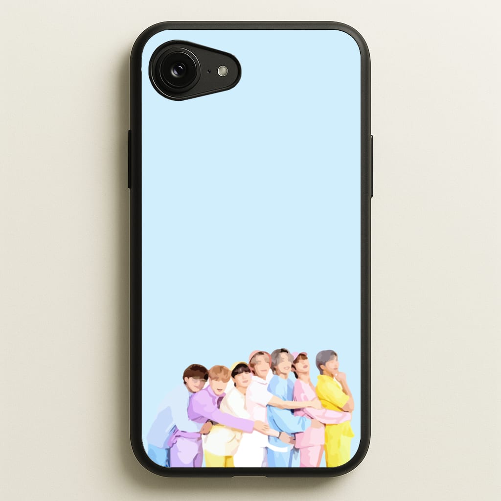 Colourful K-Pop Band Band - BTS Phone Case for iPhone 16e