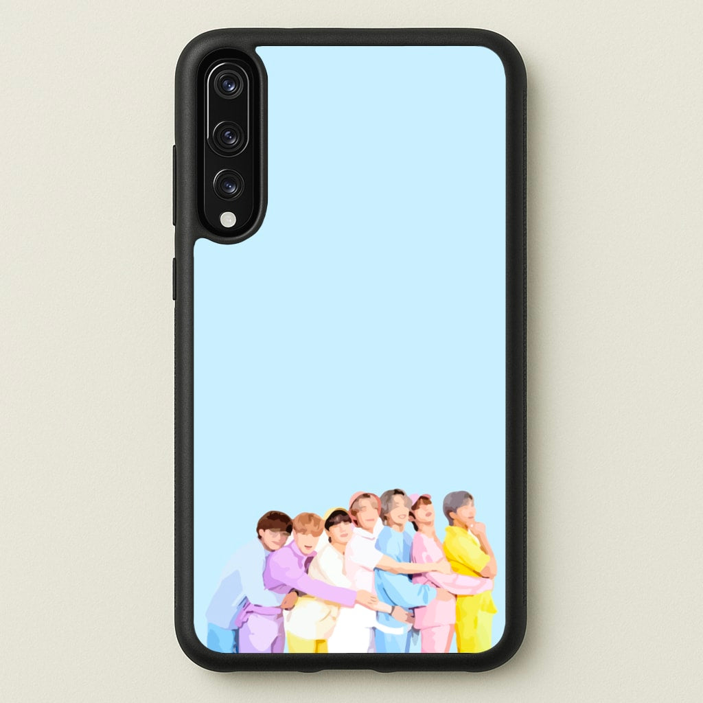Colourful K-Pop Band Band - BTS Phone Case for Huawei P20 Pro