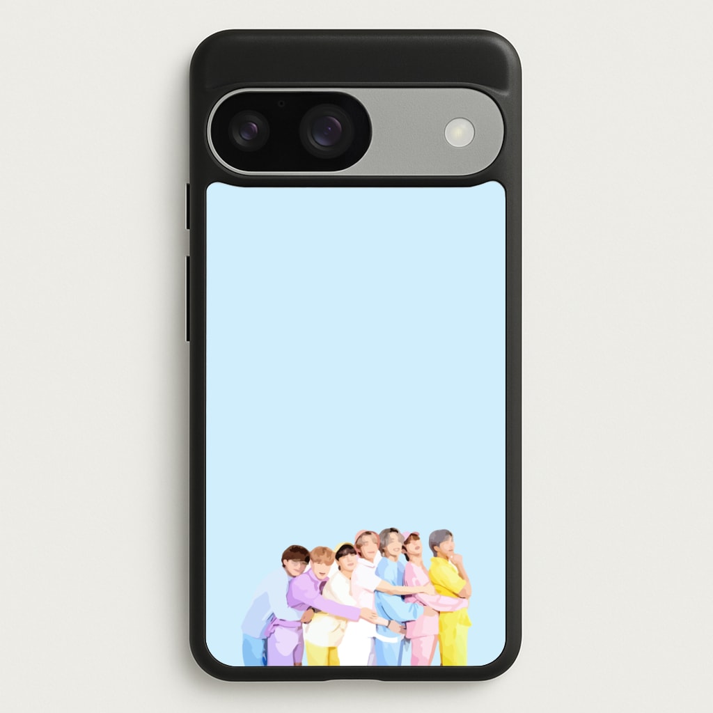 Colourful K-Pop Band Band - BTS Phone Case for Google Pixel 9 / 9 Pro