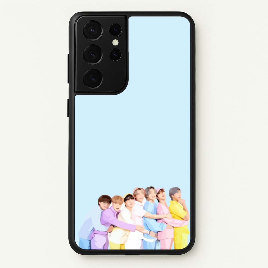 Colourful K-Pop Band Band - BTS Phone Case for Galaxy S21 Ultra