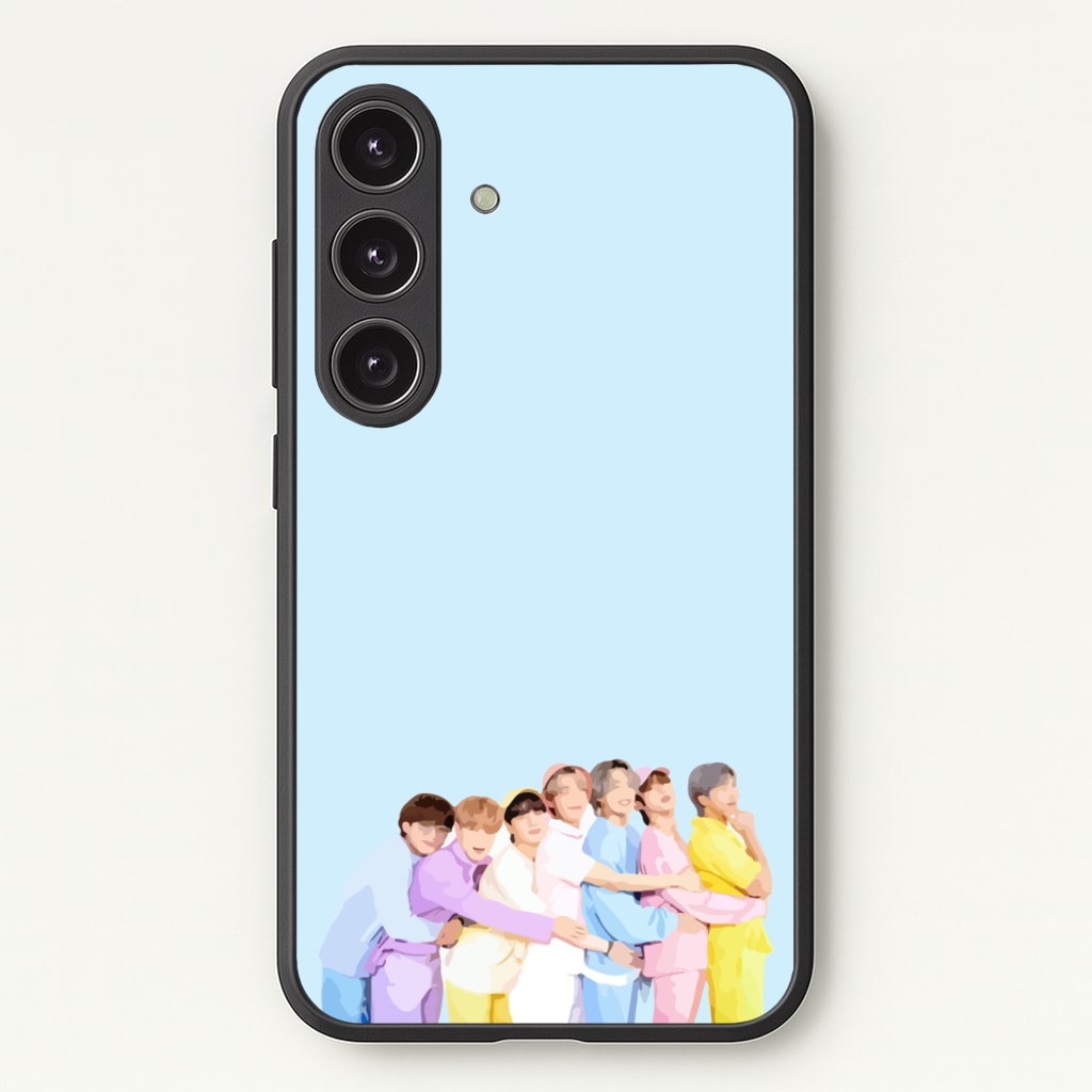 Colourful K-Pop Band Band - BTS Phone Case for Galaxy S24