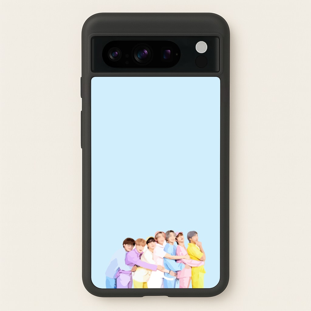 Colourful K-Pop Band Band - BTS Phone Case for Google Pixel 8 Pro