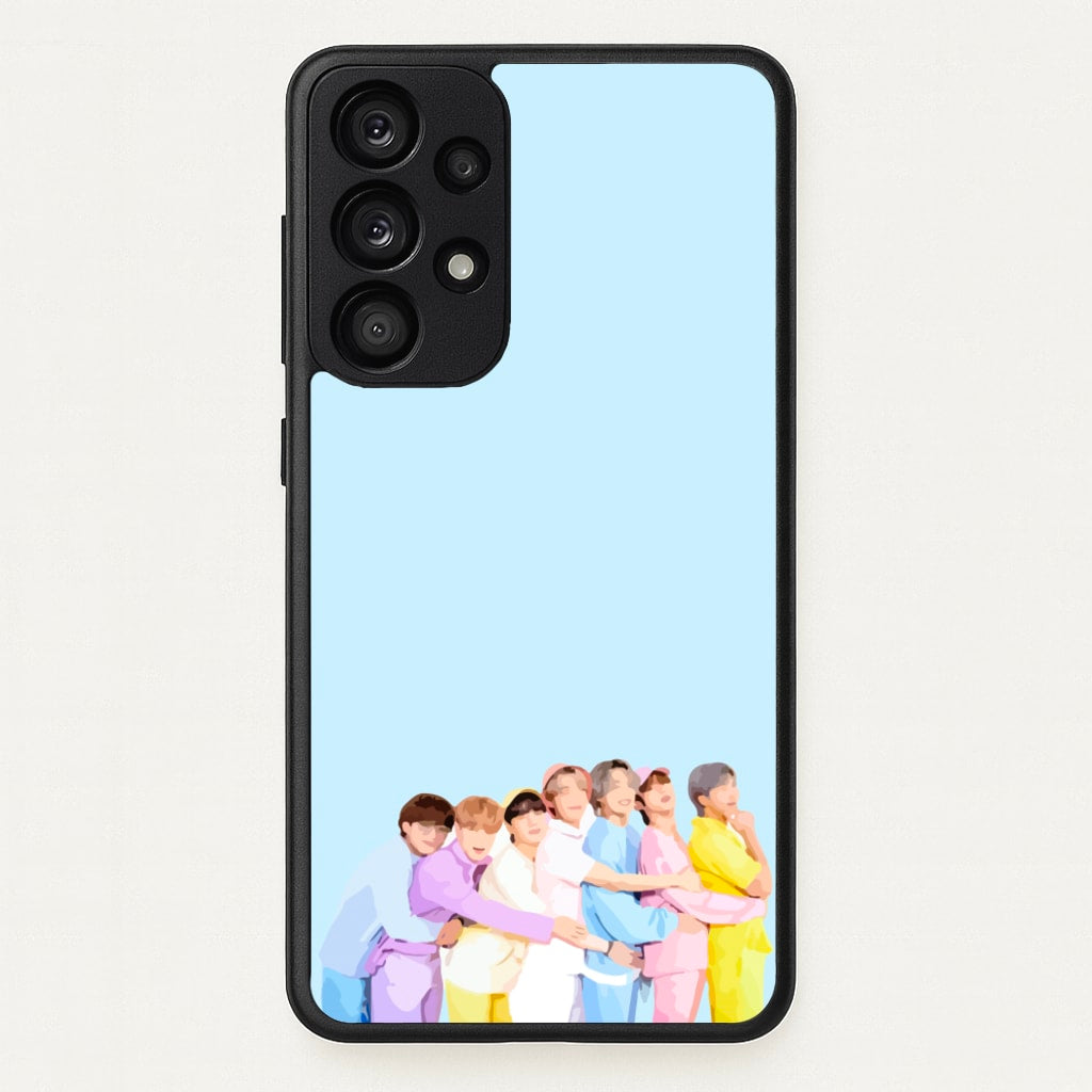 Colourful K-Pop Band Band - BTS Phone Case for Galaxy A53
