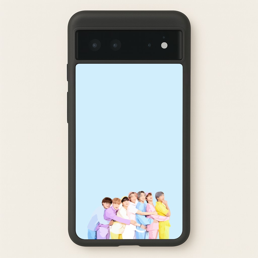 Colourful K-Pop Band Band - BTS Phone Case for Google Pixel 6