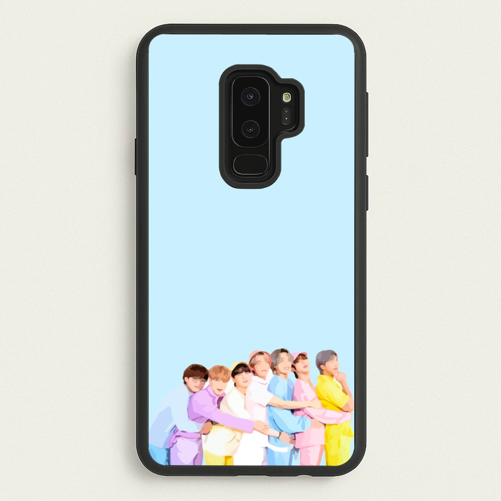 Colourful K-Pop Band Band - BTS Phone Case for Galaxy S9 Plus