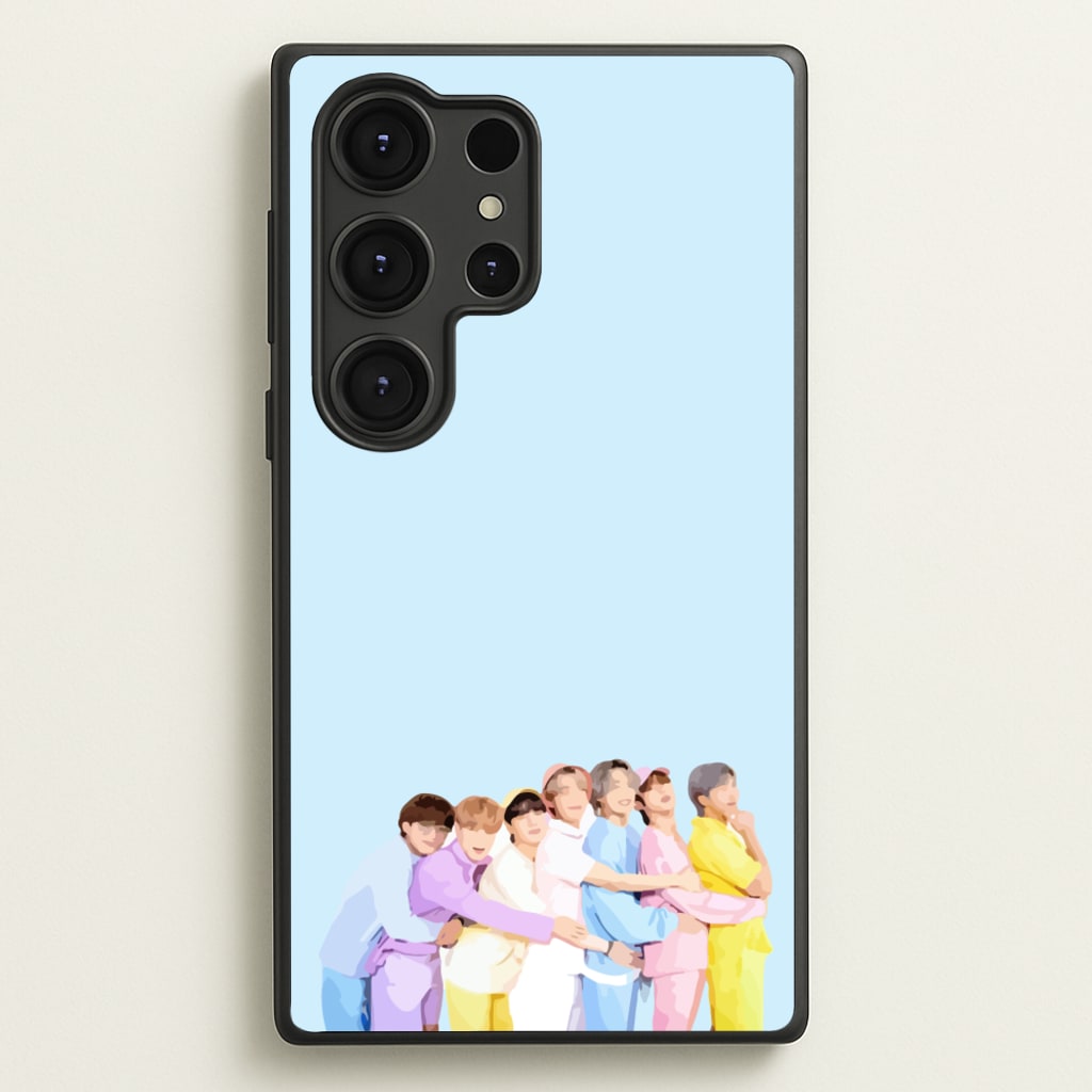Colourful K-Pop Band Band - BTS Phone Case for Galaxy S25 Ultra