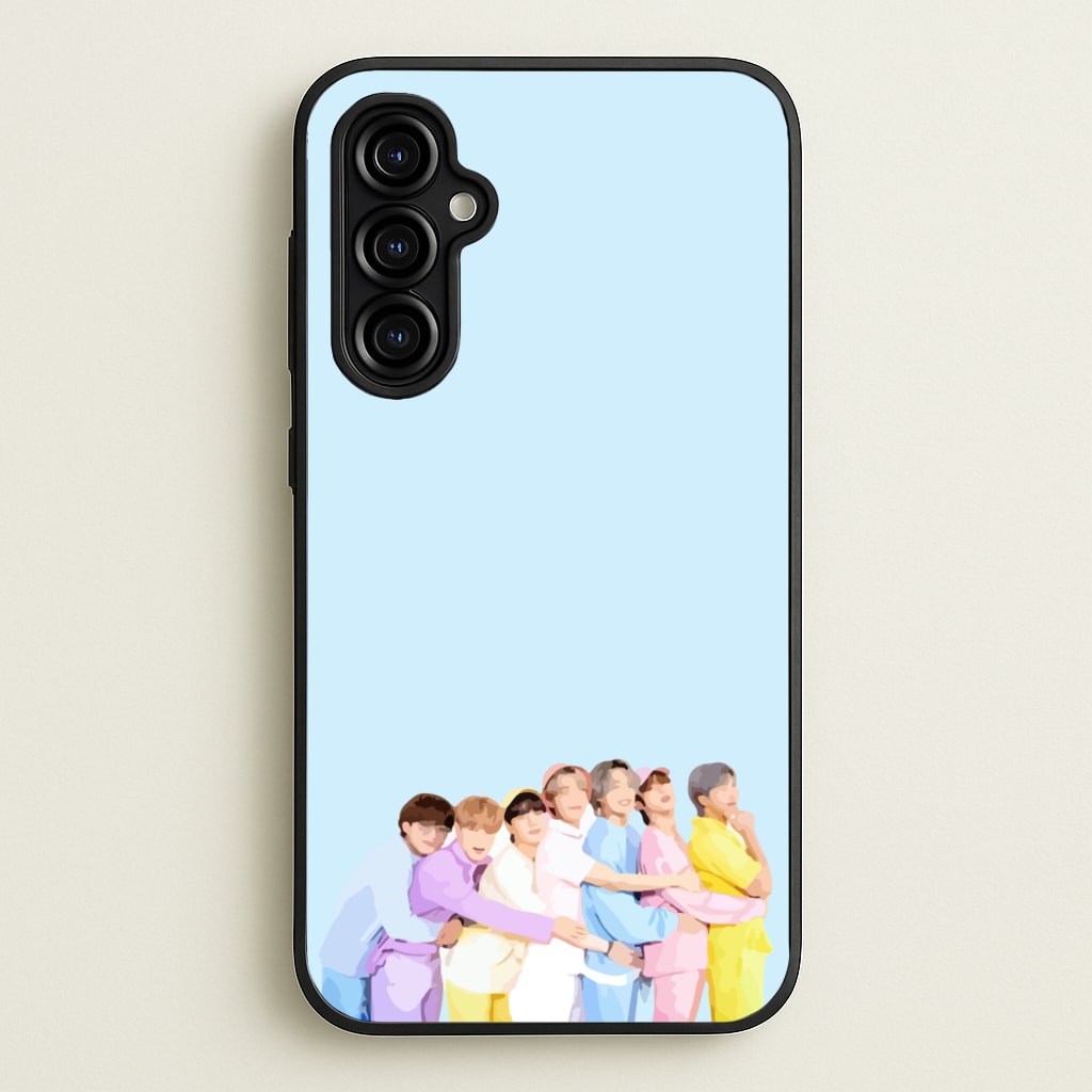 Colourful K-Pop Band Band - BTS Phone Case for Galaxy A54