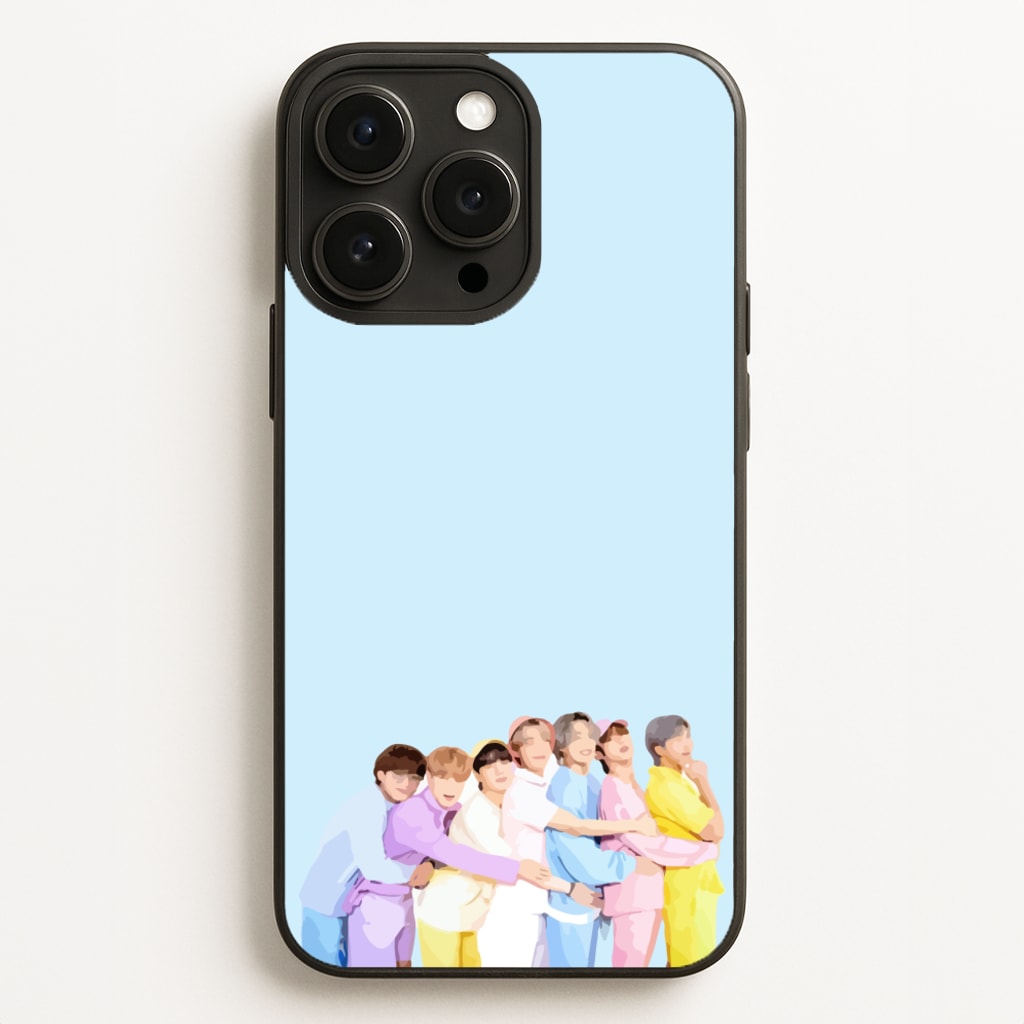 Colourful K-Pop Band Band - BTS Phone Case for iPhone 12 Pro Max