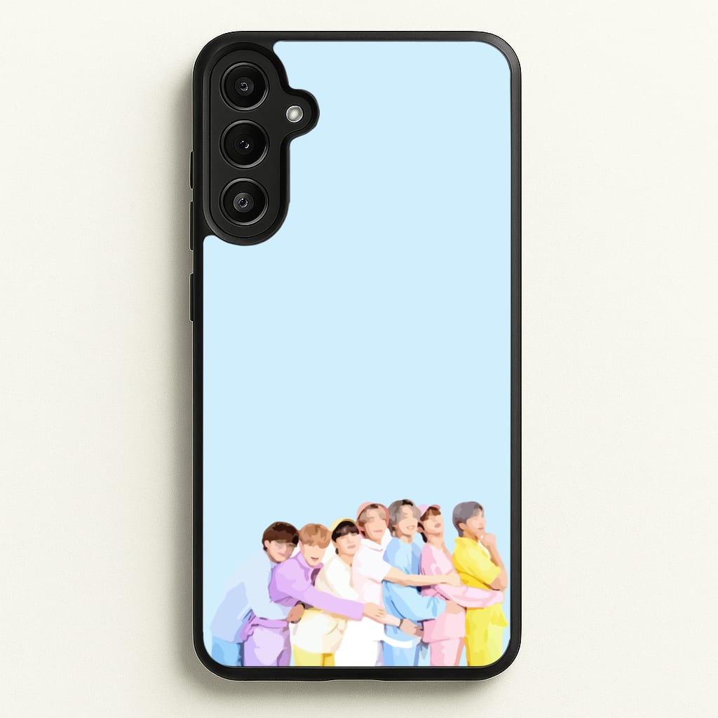Colourful K-Pop Band Band - BTS Phone Case for Galaxy A34