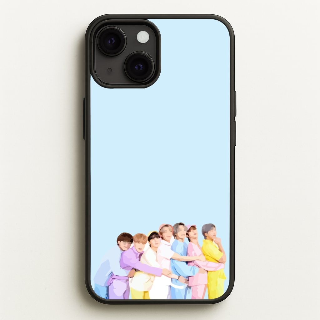 Colourful K-Pop Band Band - BTS Phone Case for iPhone 13