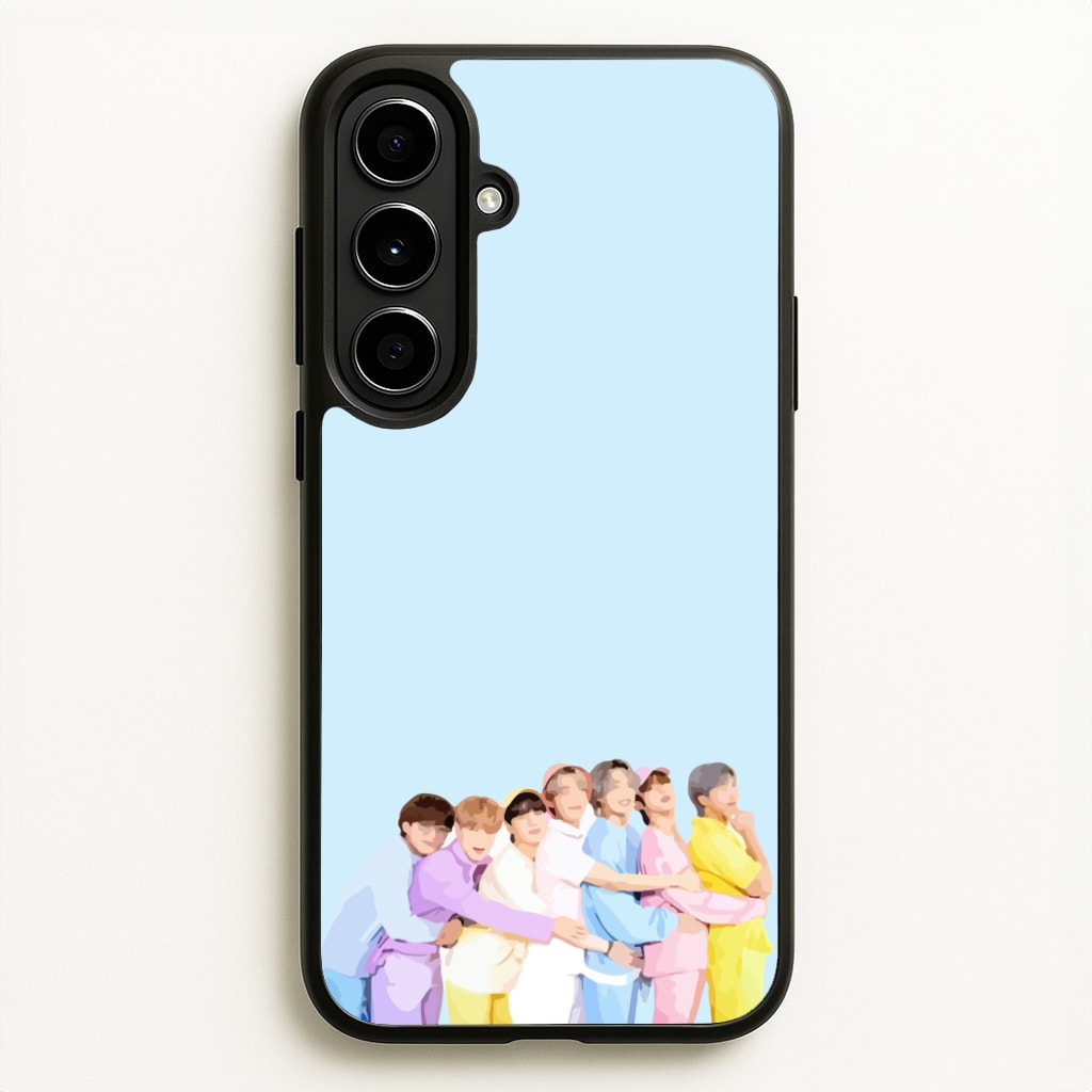 Colourful K-Pop Band Band - BTS Phone Case for Galaxy A56