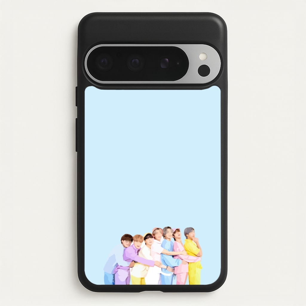 Colourful K-Pop Band Band - BTS Phone Case for Google Pixel 9 Pro XL