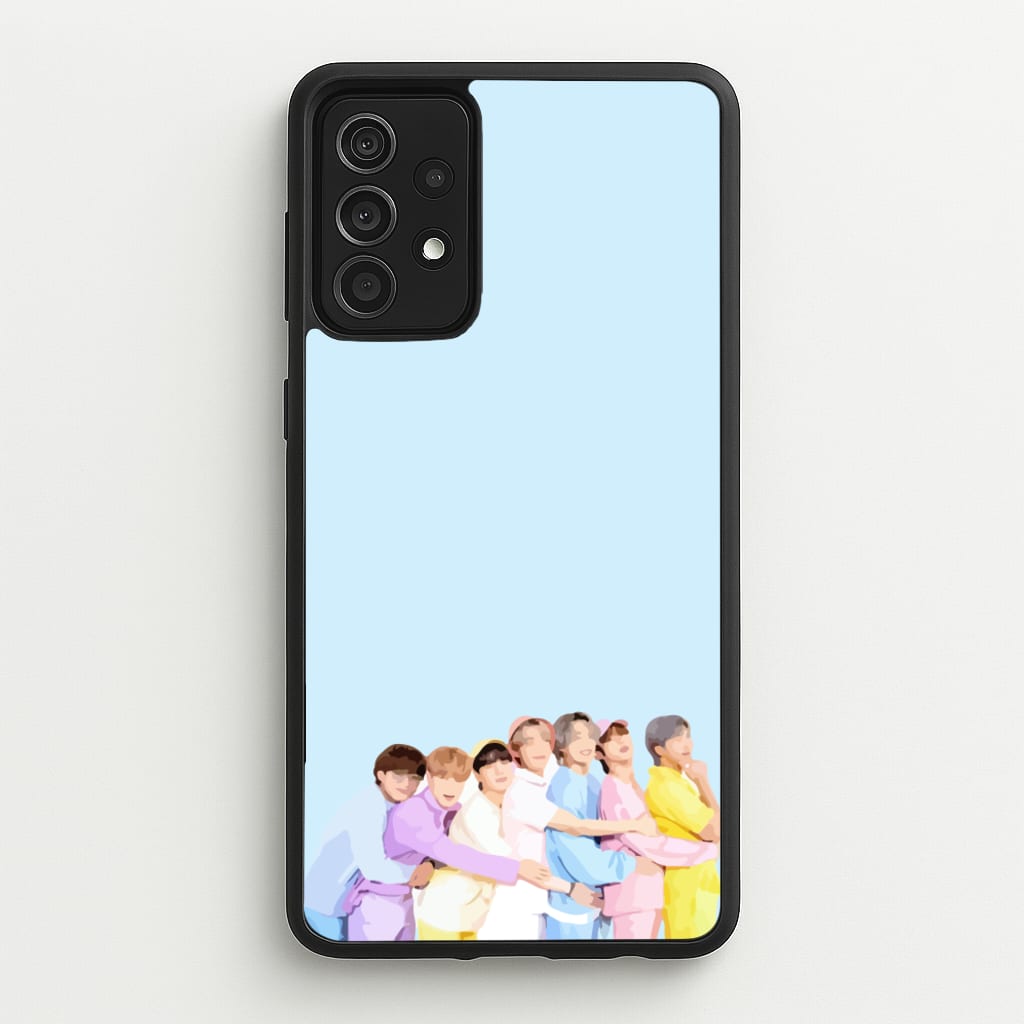 Colourful K-Pop Band Band - BTS Phone Case for Galaxy A52 / A52s