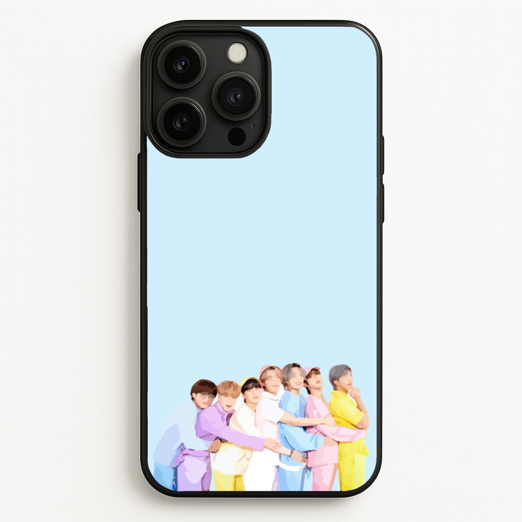 Colourful K-Pop Band Band - BTS Phone Case for iPhone 13 Pro Max
