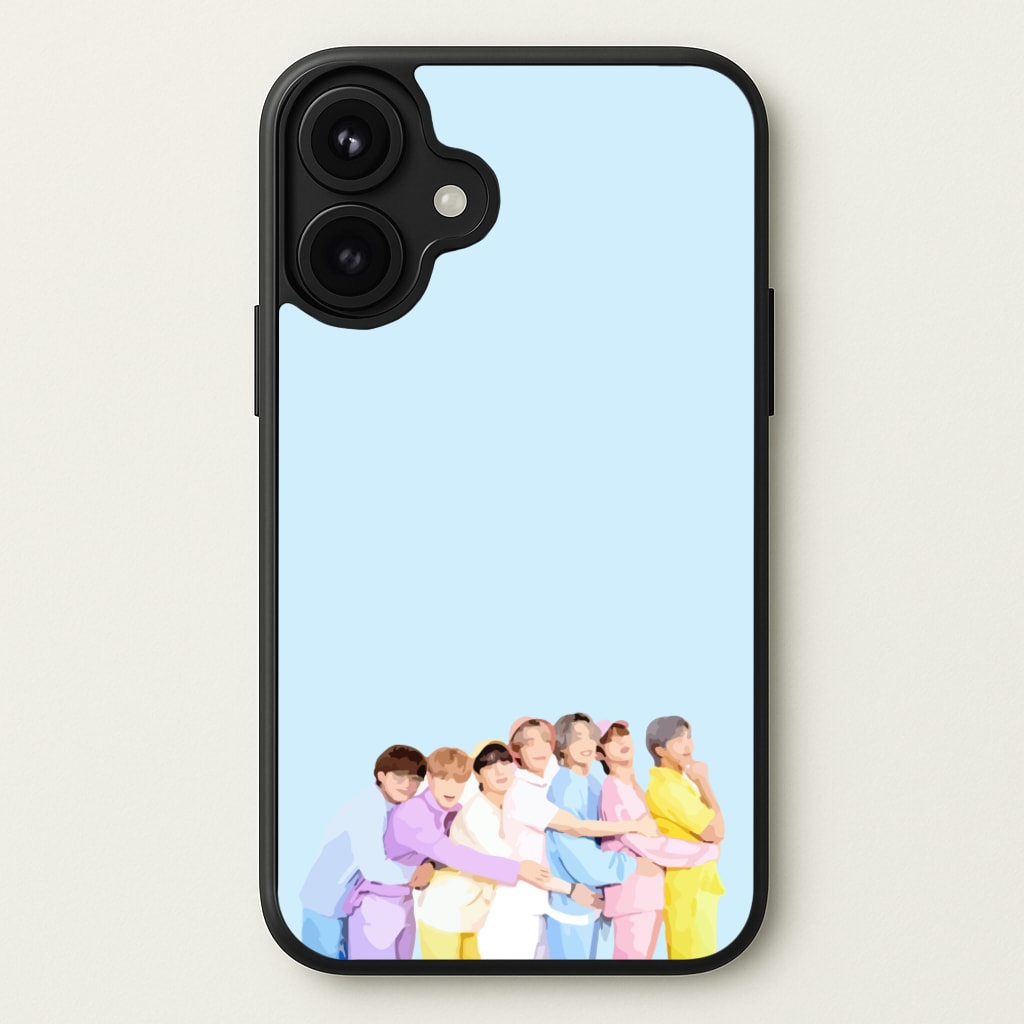 Colourful K-Pop Band Band Phone Case for iPhone 17