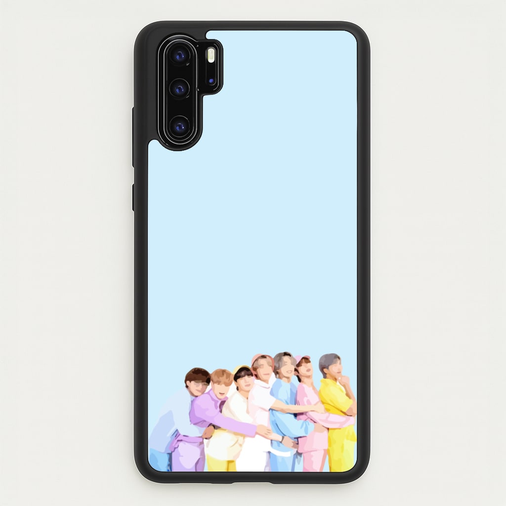 Colourful K-Pop Band Band - BTS Phone Case for Huawei P30 Pro
