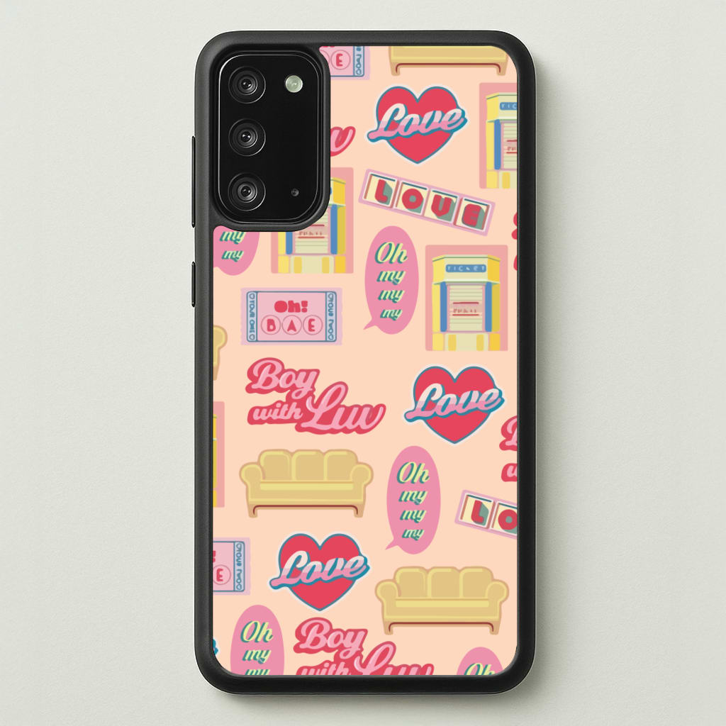 K-Pop Band Icon Pattern - BTS Phone Case for Galaxy Note 20