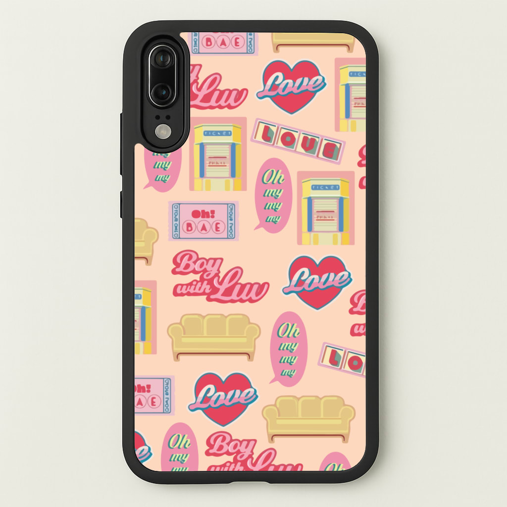 K-Pop Band Icon Pattern - BTS Phone Case for Huawei P20