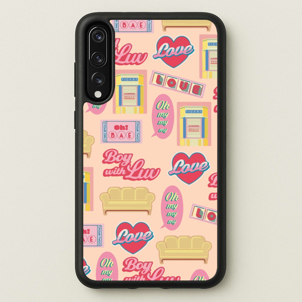 K-Pop Band Icon Pattern - BTS Phone Case for Huawei P20 Pro