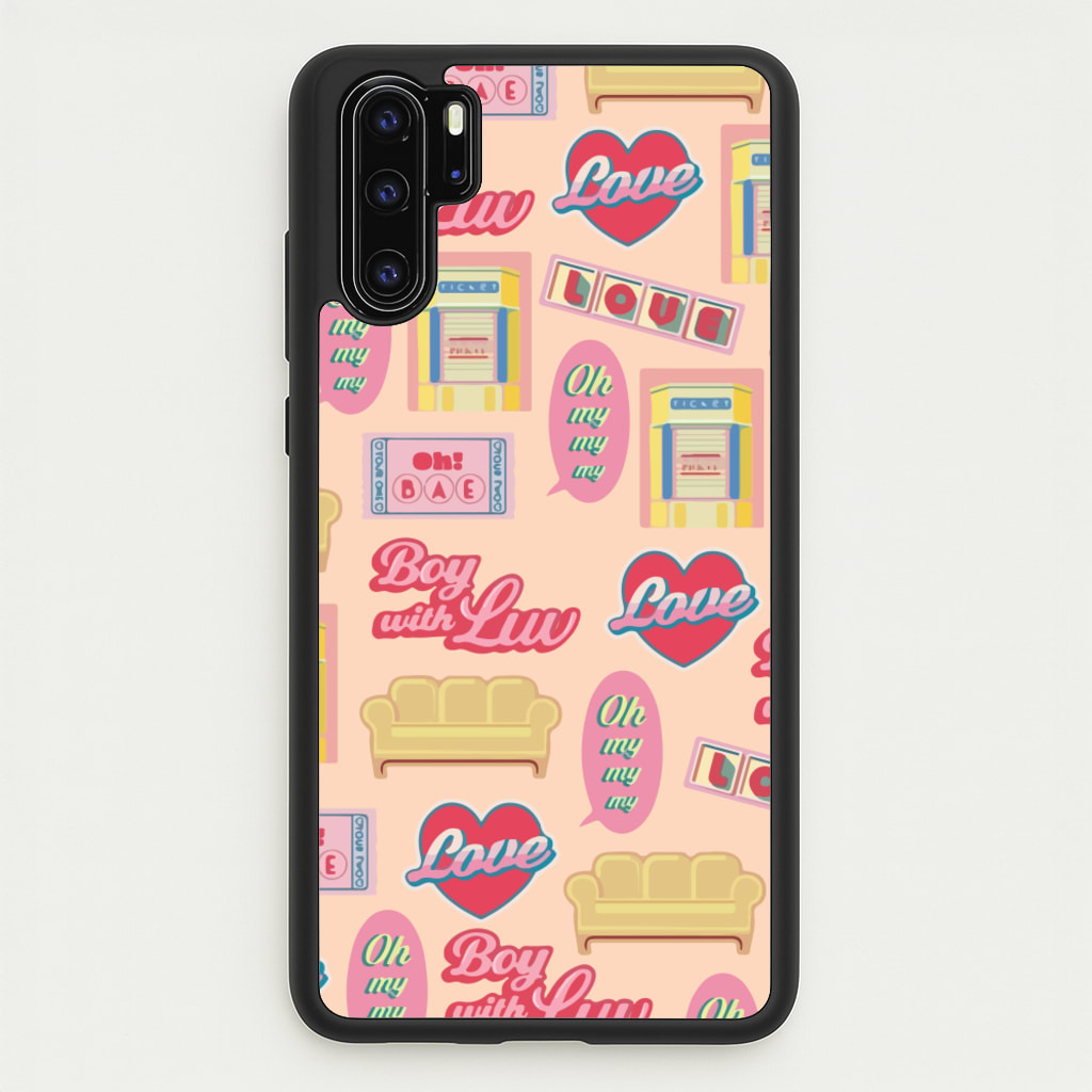 K-Pop Band Icon Pattern - BTS Phone Case for Huawei P30 Pro
