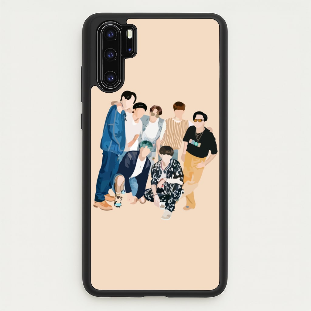Casual K-Pop Band Band - BTS Phone Case for Huawei P30 Pro