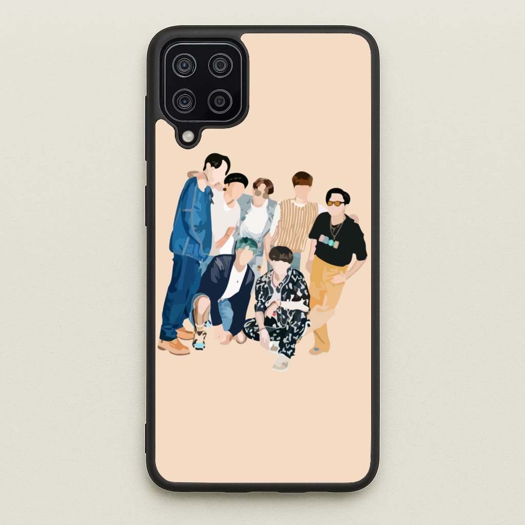 Casual K-Pop Band Band - BTS Phone Case for Galaxy A12