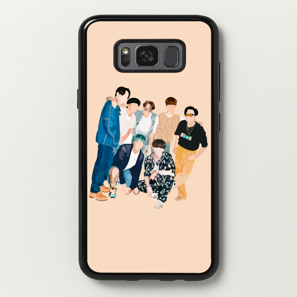 Casual K-Pop Band Band - BTS Phone Case for Galaxy S8 Plus