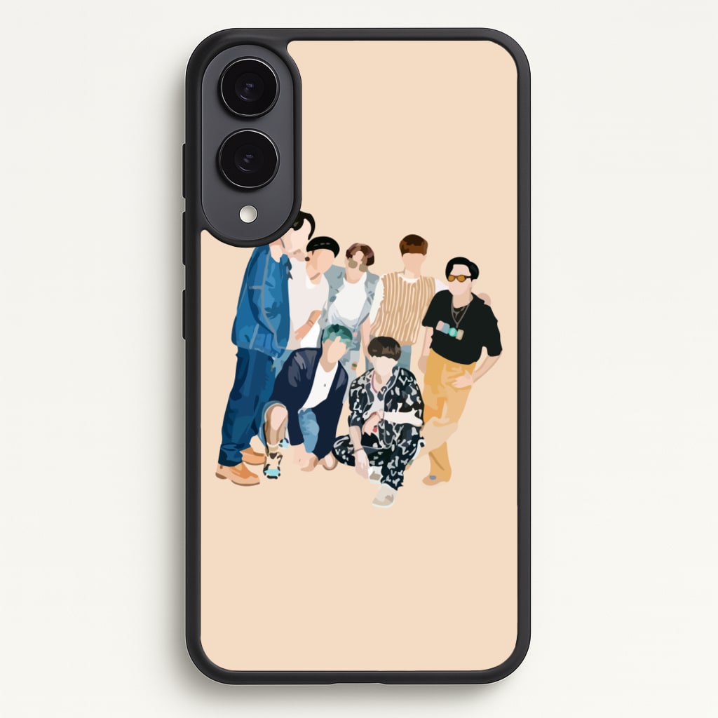 Casual K-Pop Band Band - BTS Phone Case for Galaxy S25 Edge