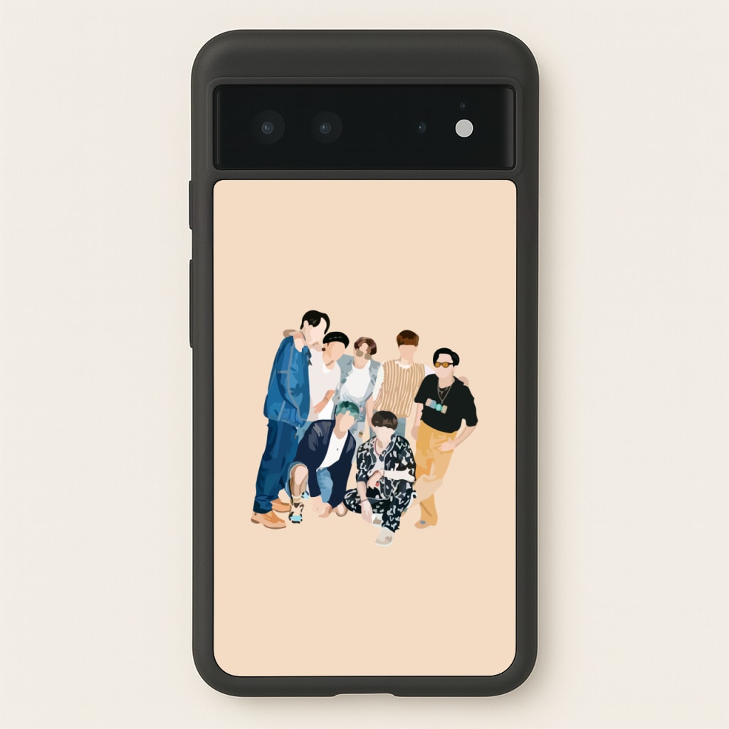 Casual K-Pop Band Band - BTS Phone Case for Google Pixel 6