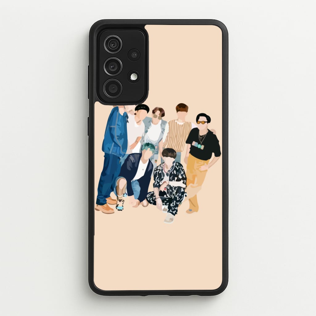 Casual K-Pop Band Band - BTS Phone Case for Galaxy A52 / A52s