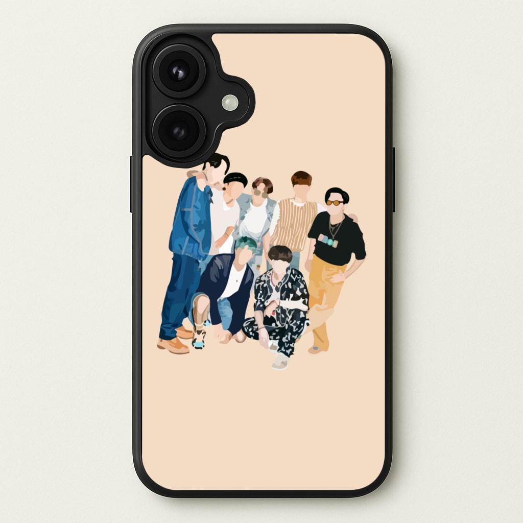Casual K-Pop Band Band Phone Case for iPhone 17