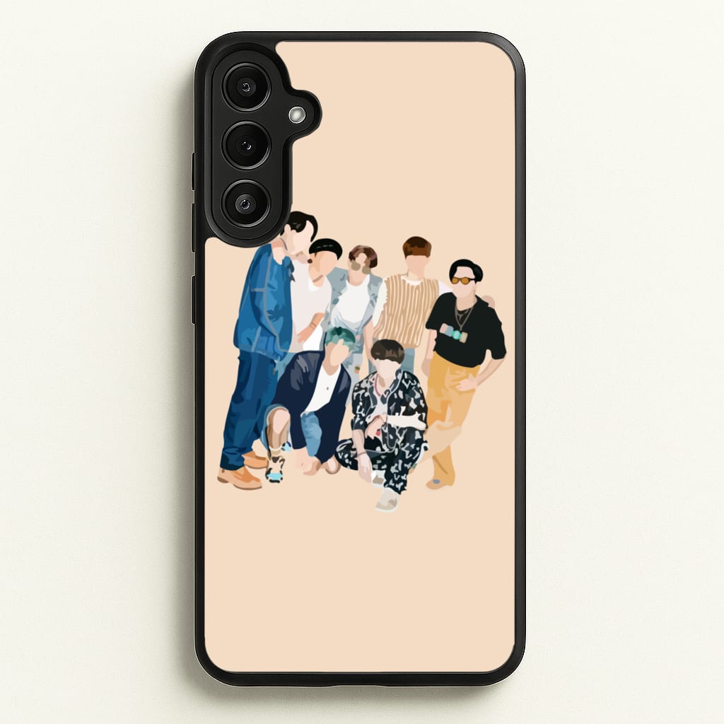 Casual K-Pop Band Band - BTS Phone Case for Galaxy A34
