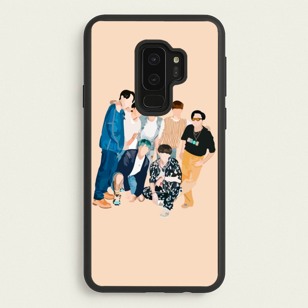 Casual K-Pop Band Band - BTS Phone Case for Galaxy S9 Plus
