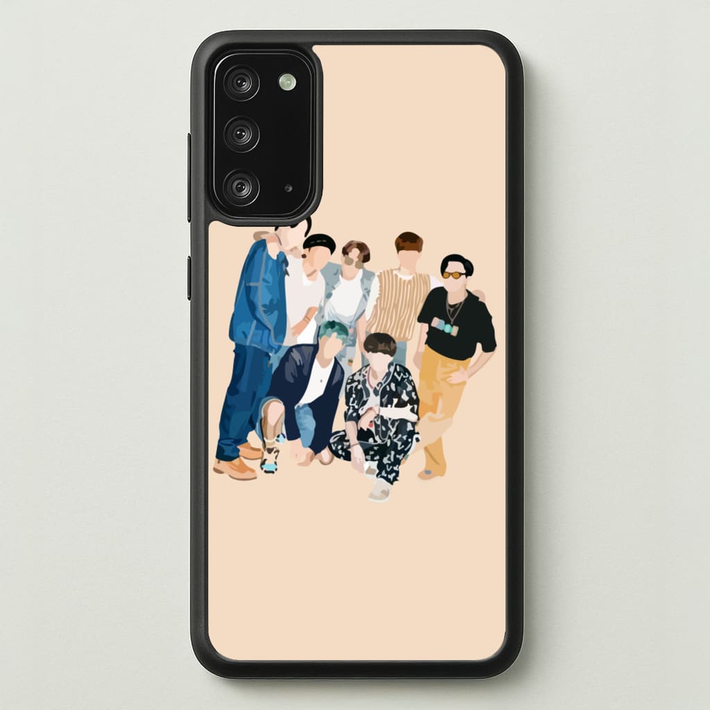 Casual K-Pop Band Band - BTS Phone Case for Galaxy Note 20