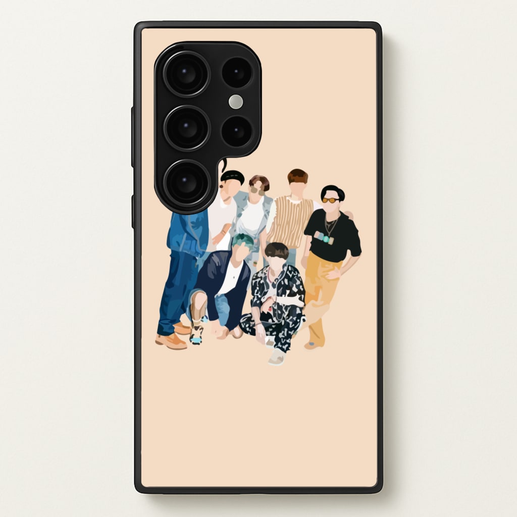 Casual K-Pop Band Band - BTS Phone Case for Galaxy S24 Ultra