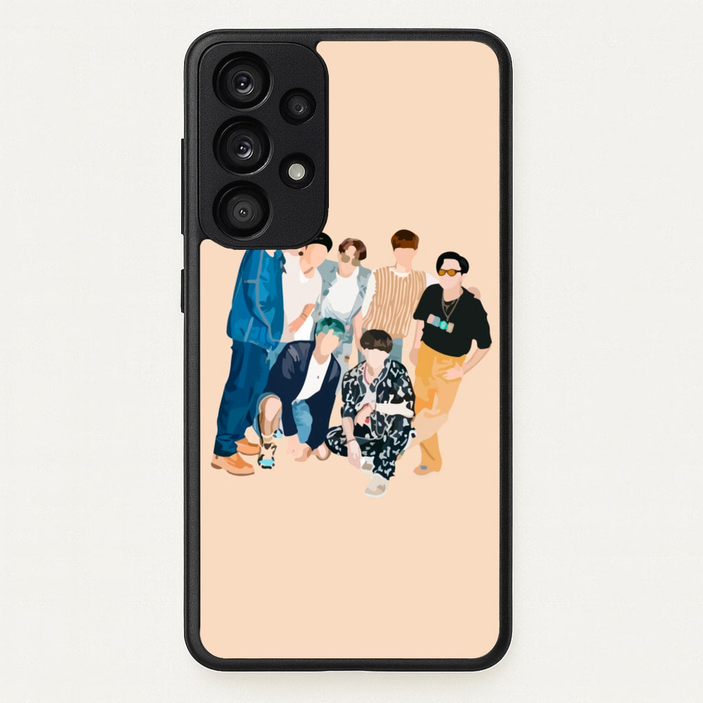 Casual K-Pop Band Band - BTS Phone Case for Galaxy A33