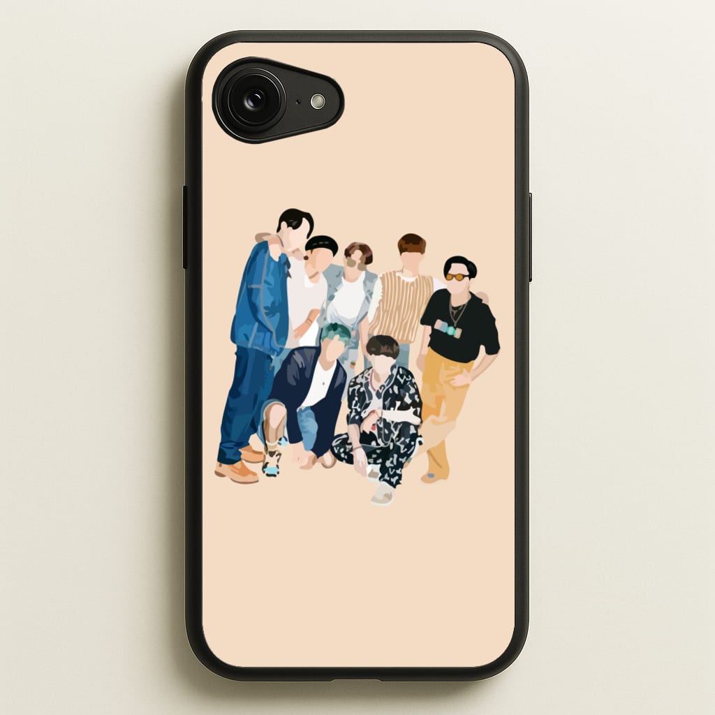 Casual K-Pop Band Band - BTS Phone Case for iPhone 16e