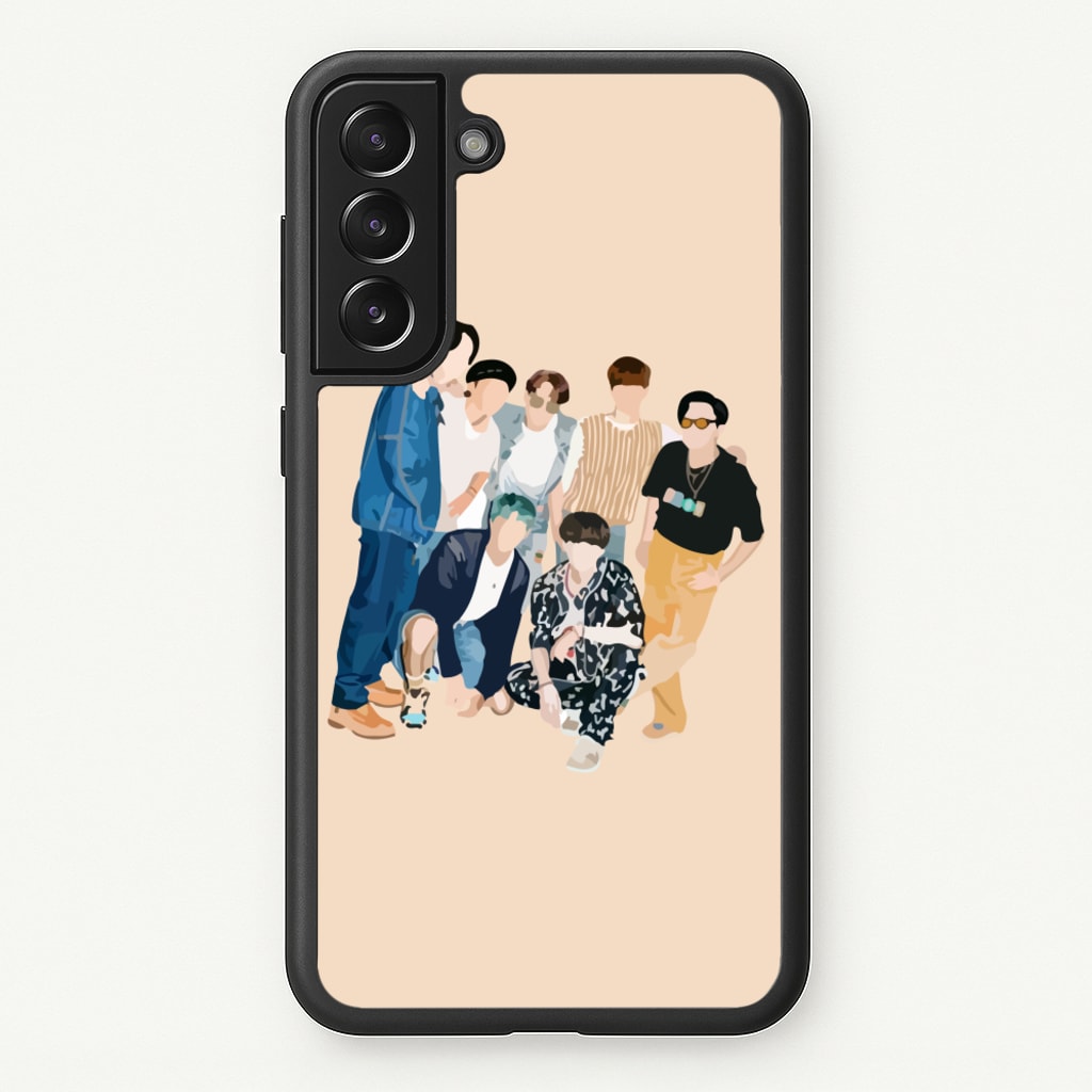 Casual K-Pop Band Band - BTS Phone Case for Galaxy S21