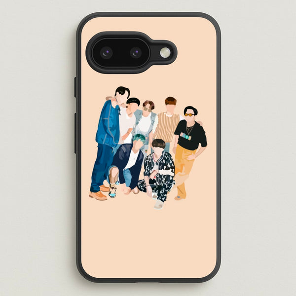 Casual K-Pop Band Band - BTS Phone Case for Google Pixel 9a