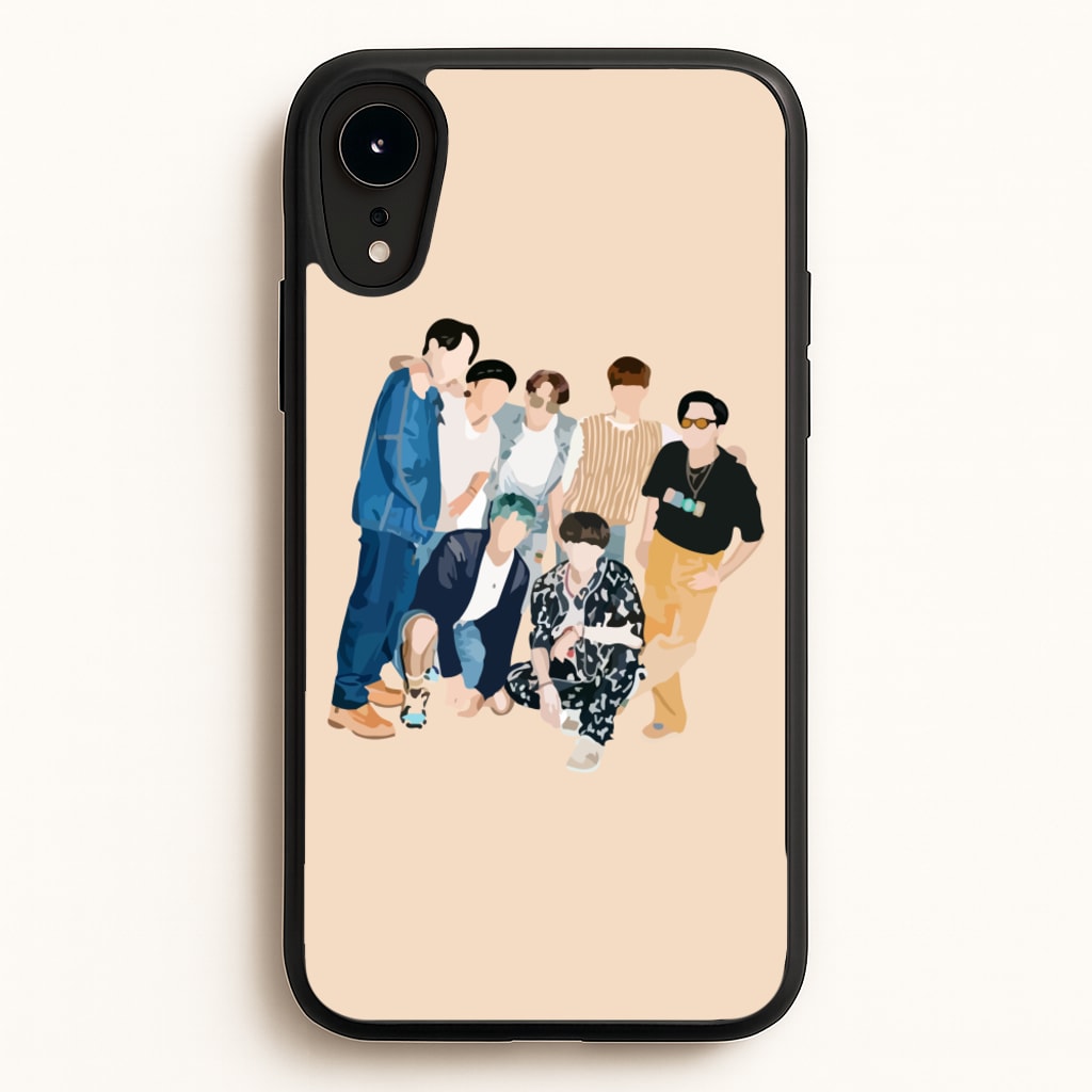 Casual K-Pop Band Band - BTS Phone Case for iPhone XR