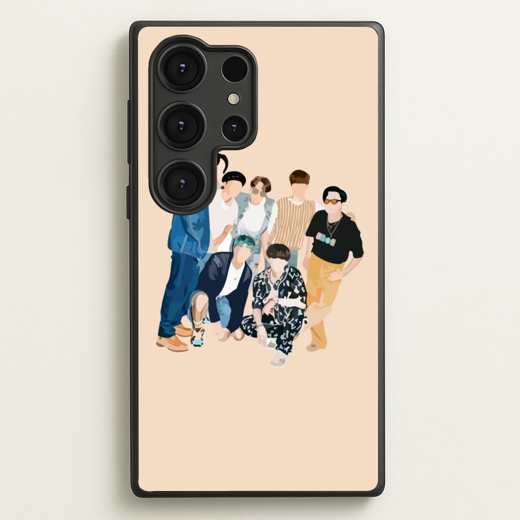 Casual K-Pop Band Band - BTS Phone Case for Galaxy S25 Ultra