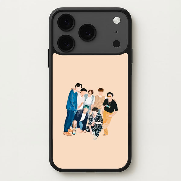 Casual K-Pop Band Band Phone Case for iPhone 17 Pro