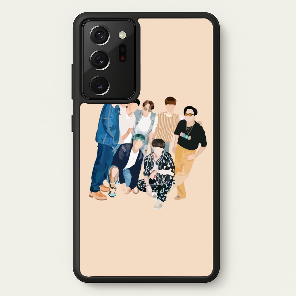 Casual K-Pop Band Band - BTS Phone Case for Galaxy Note 20 Ultra