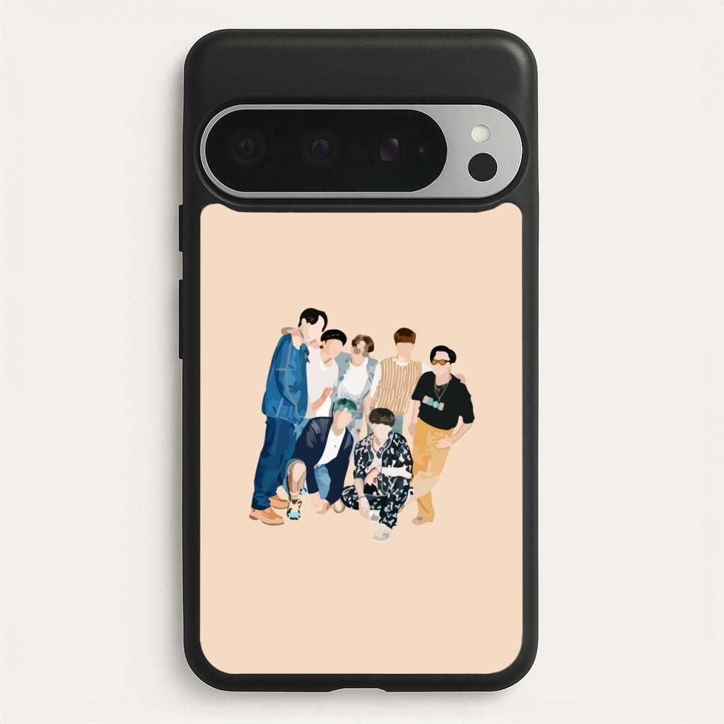 Casual K-Pop Band Band - BTS Phone Case for Google Pixel 9 Pro XL