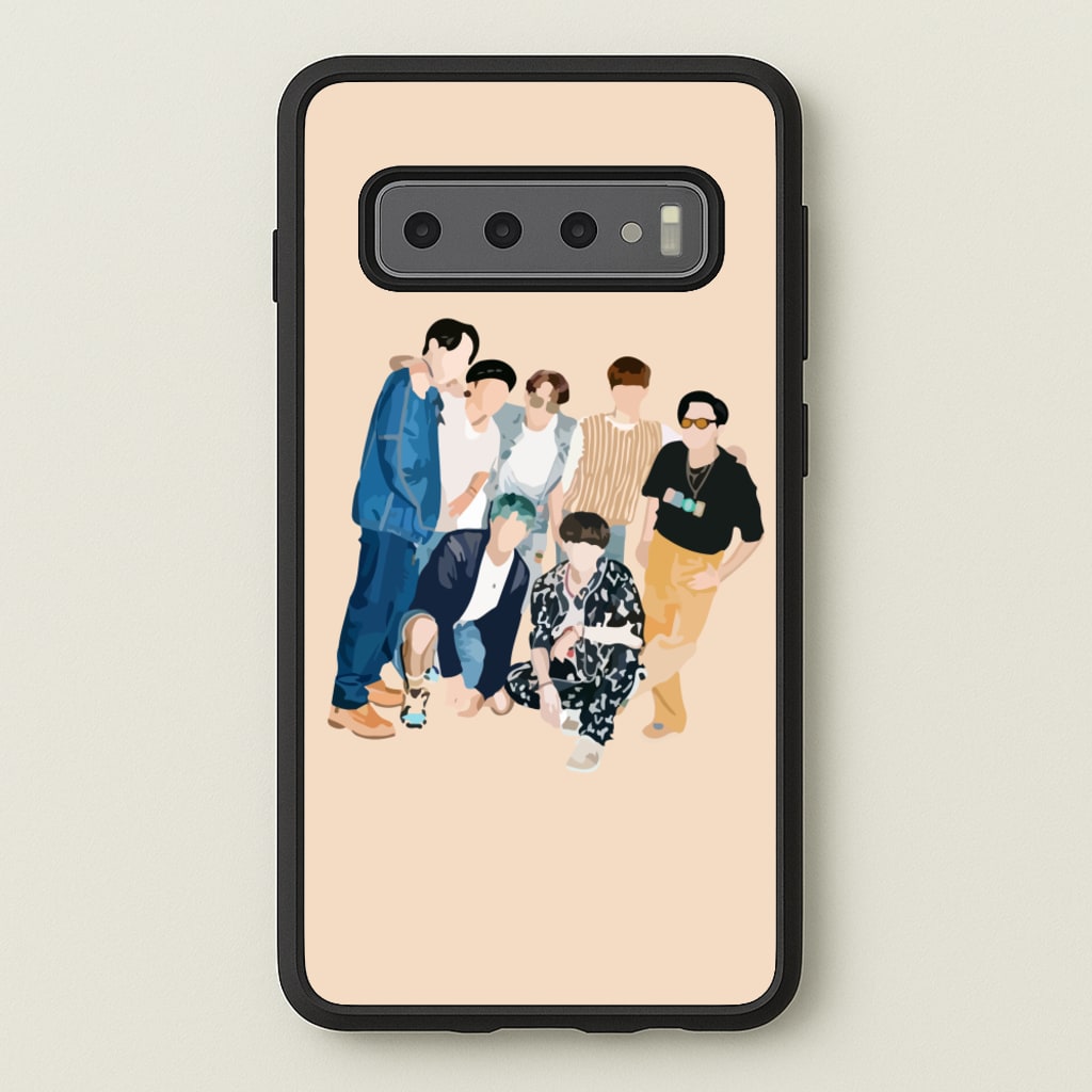 Casual K-Pop Band Band - BTS Phone Case for Galaxy S10 Plus