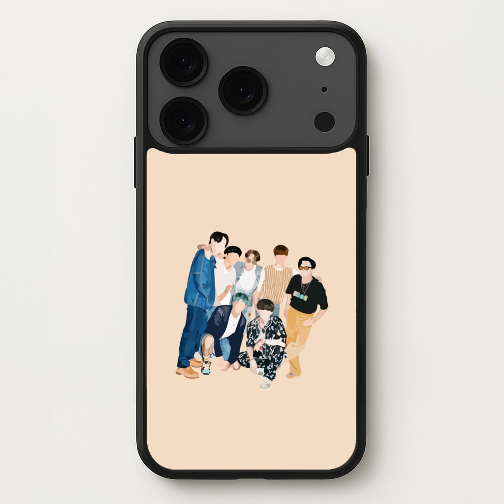 Casual K-Pop Band Band Phone Case for iPhone 17 Pro Max