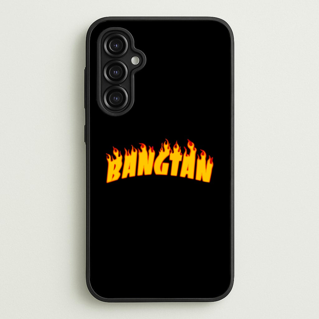 Bangtan Flames - K Pop - BTS Phone Case for Galaxy A14